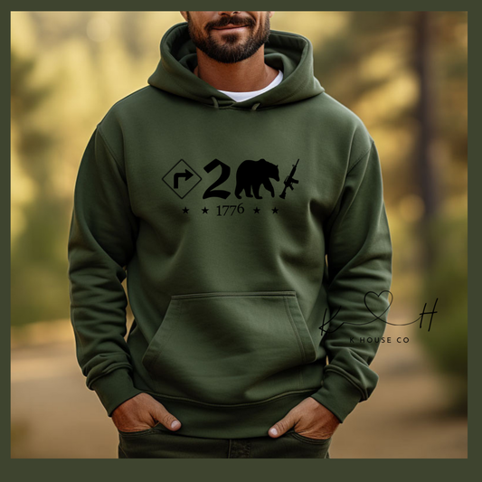 Right to bear arms hoodie