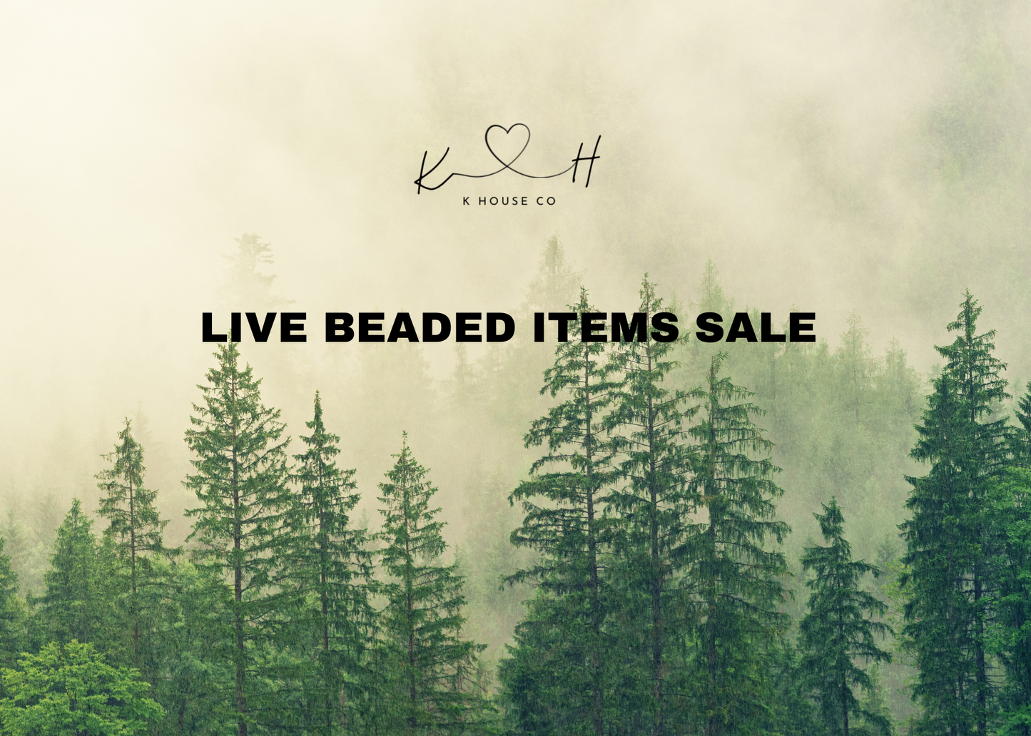 Live beaded items sale