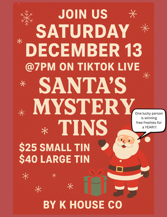 Santa’s mystery tins 12/13