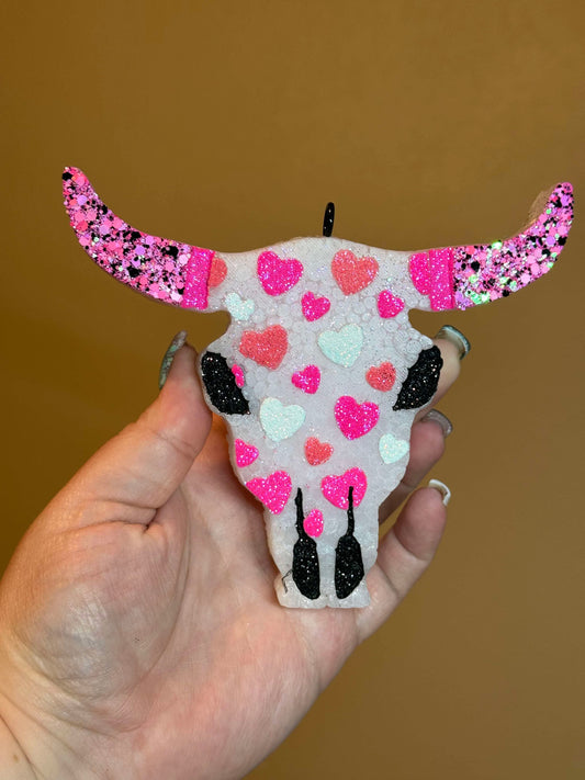 Valentine bull skull