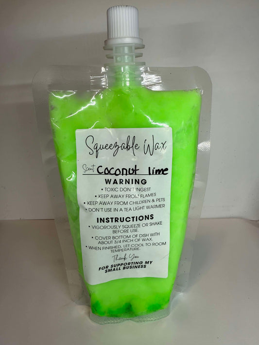 Coconut lime breeze squeeze wax 6oz