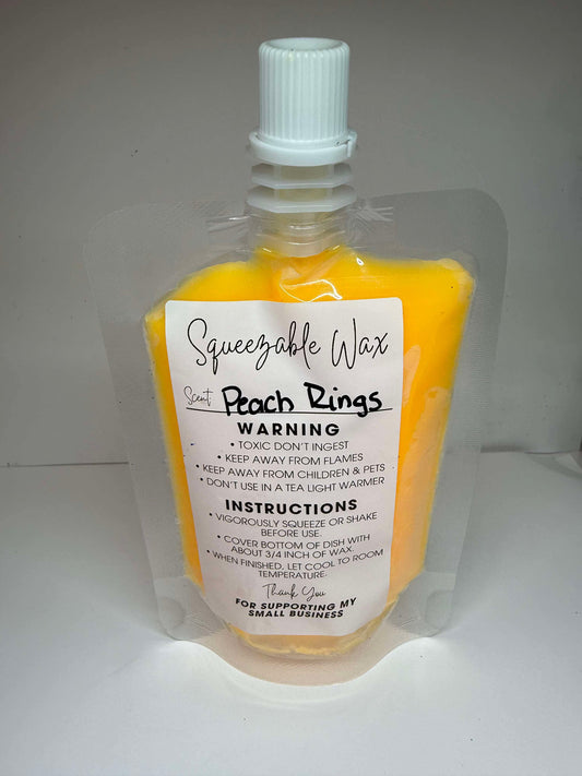 Peach rings squeeze wax 3.5 oz