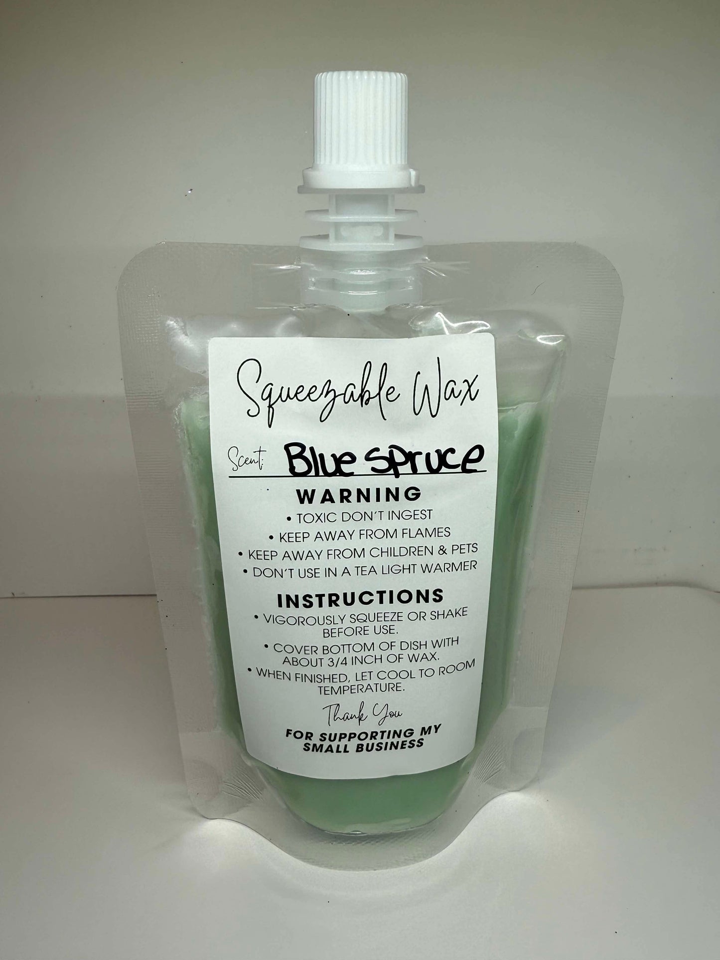 Blue spruce squeeze wax 3.5oz