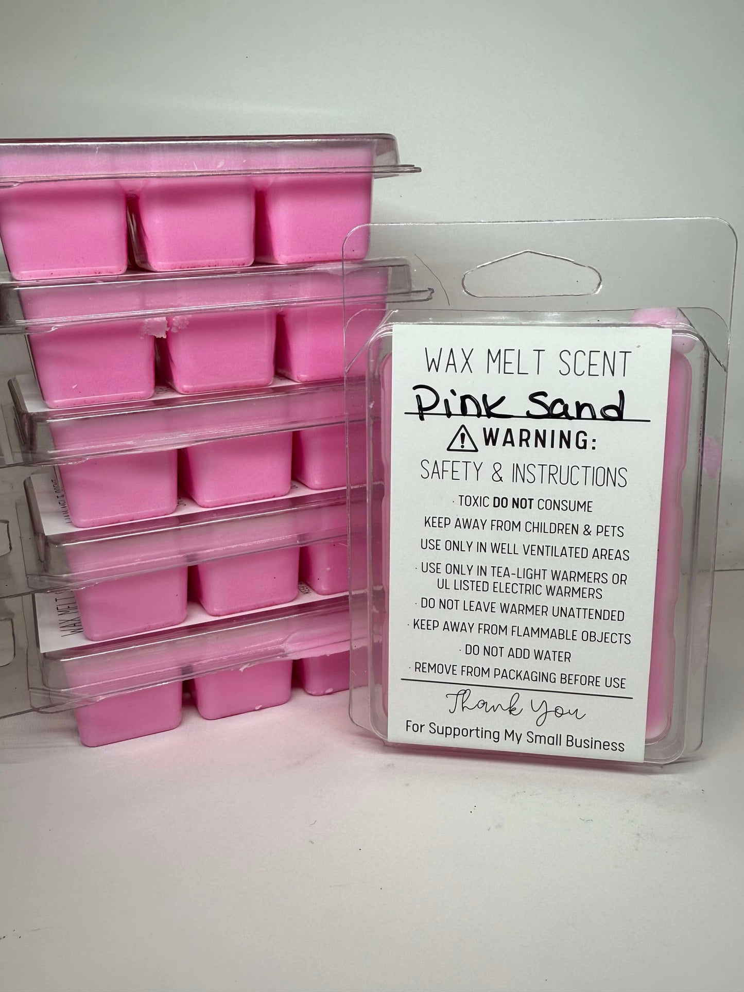 Pink sands wax melts